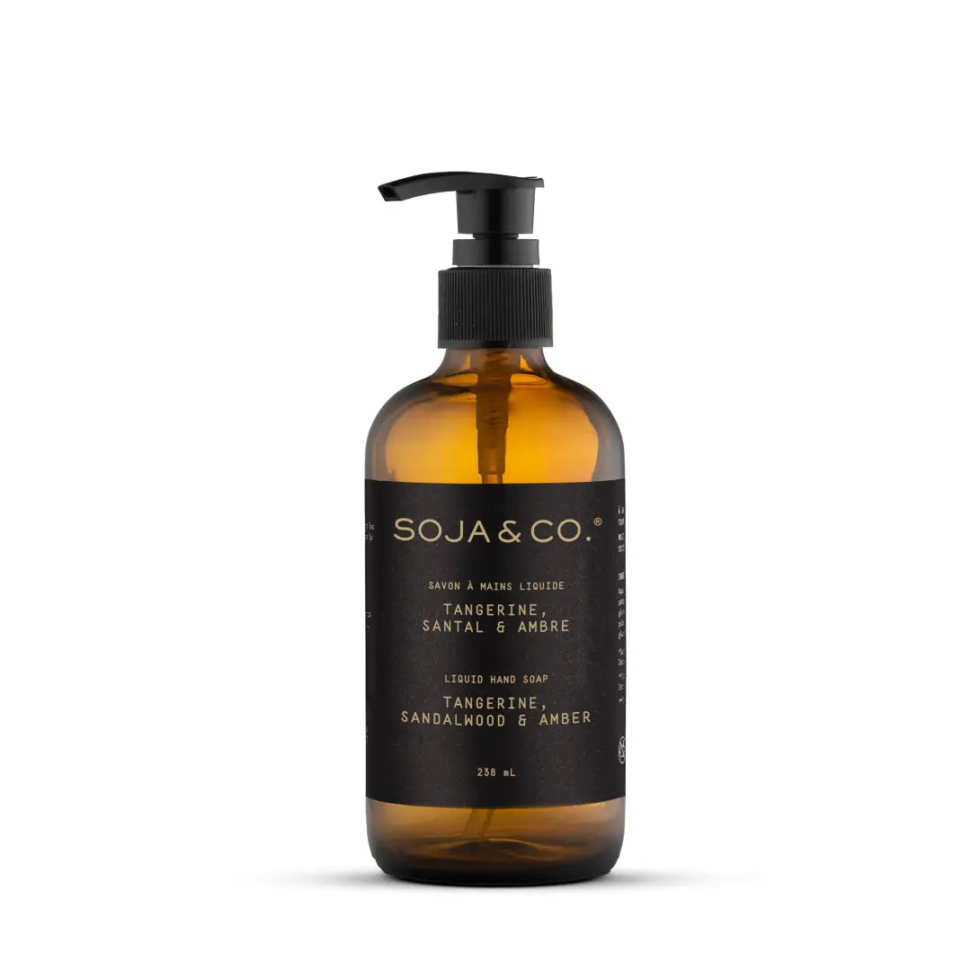 Liquid Hand Soap Tangerine, Sandalwood & Amber