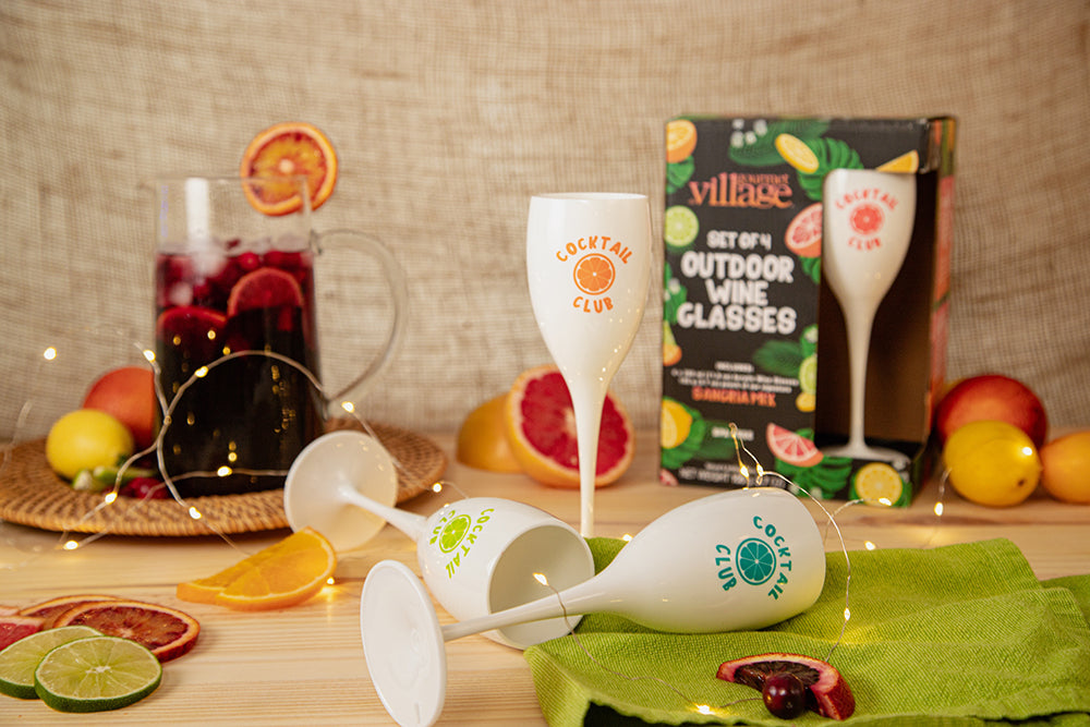 Sangria Outdoor Wine Glasses (Set of 4)