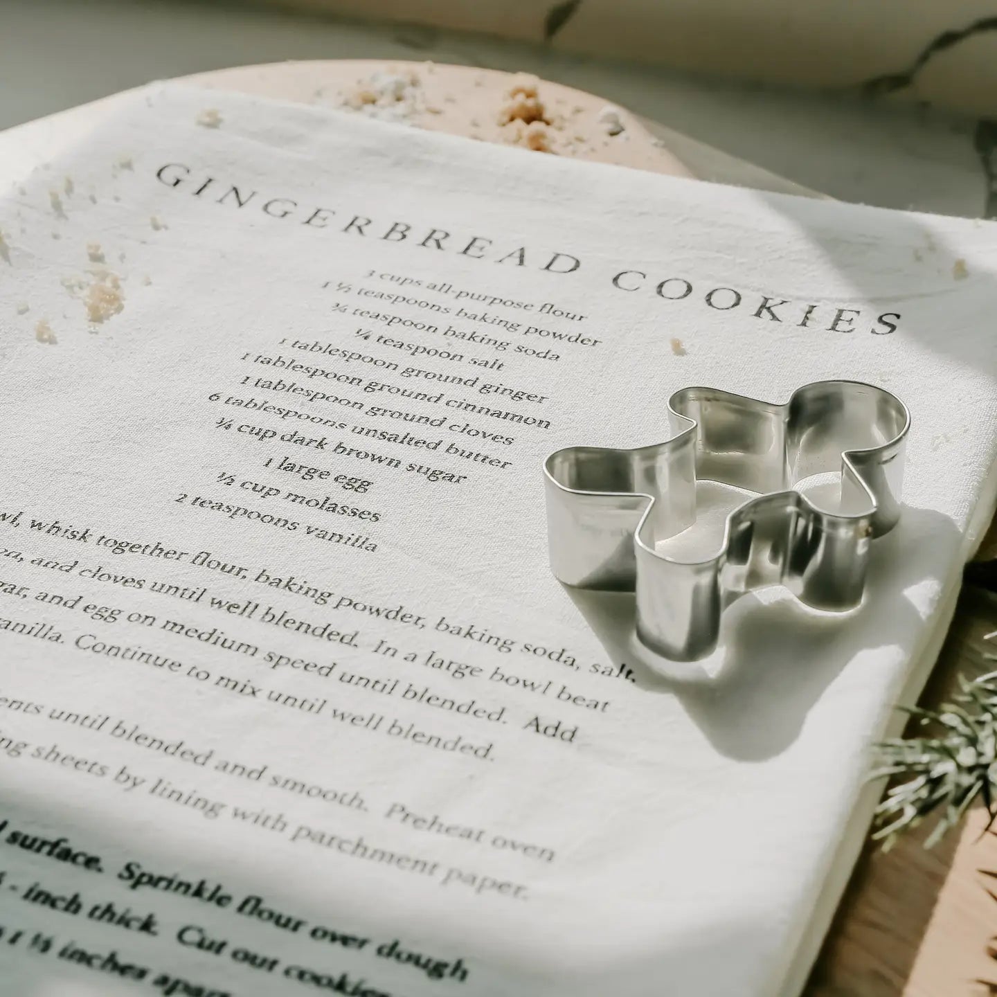 Gingerbread Cookies Tea Towel