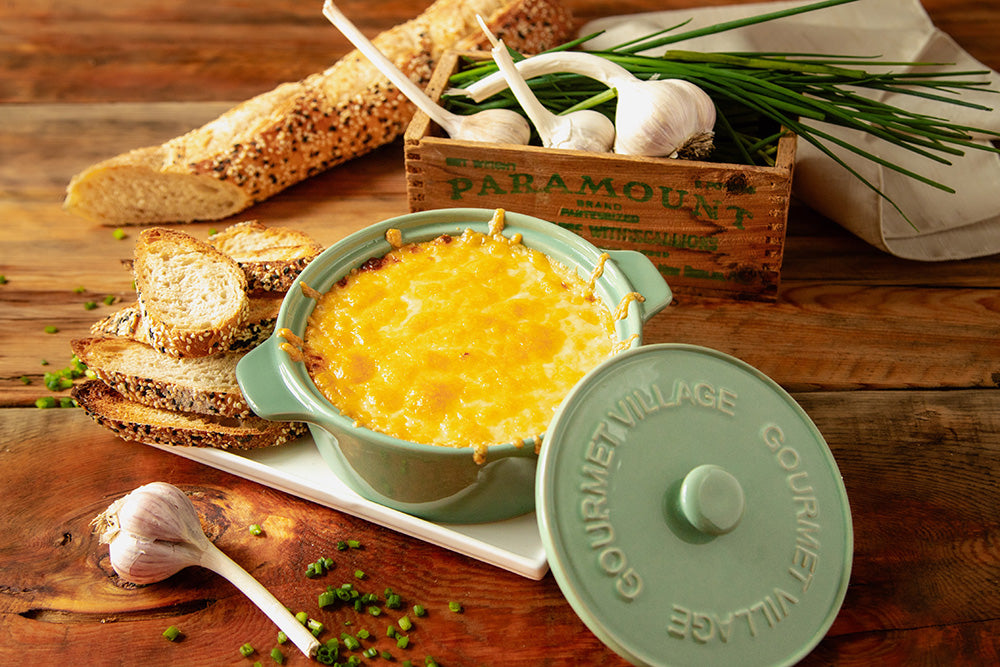Sage Green Brie & Dip Baker