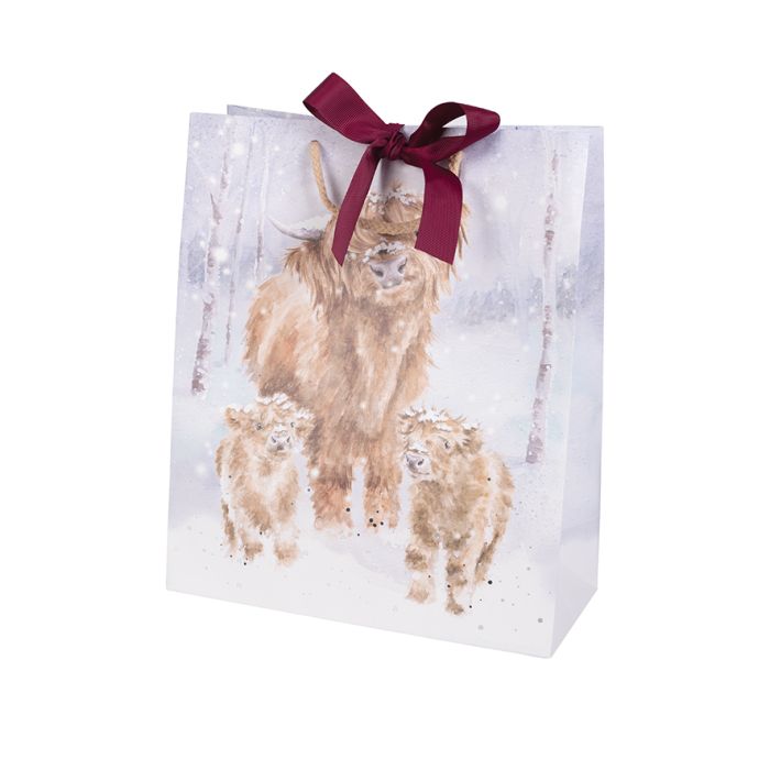 A Highland Christmas Large Gift Bag
