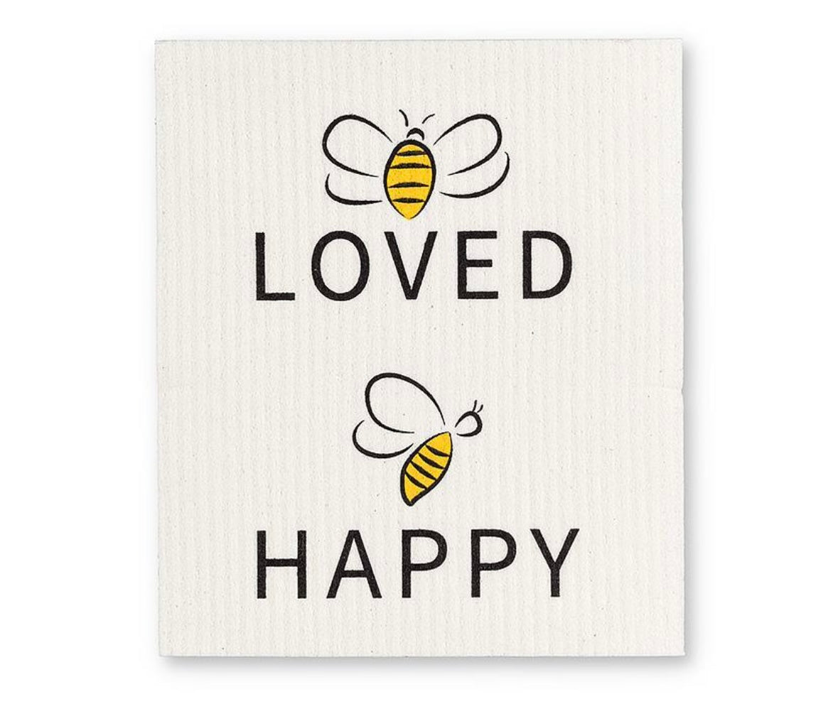 Bee Loved Dish Cloths - Set/2