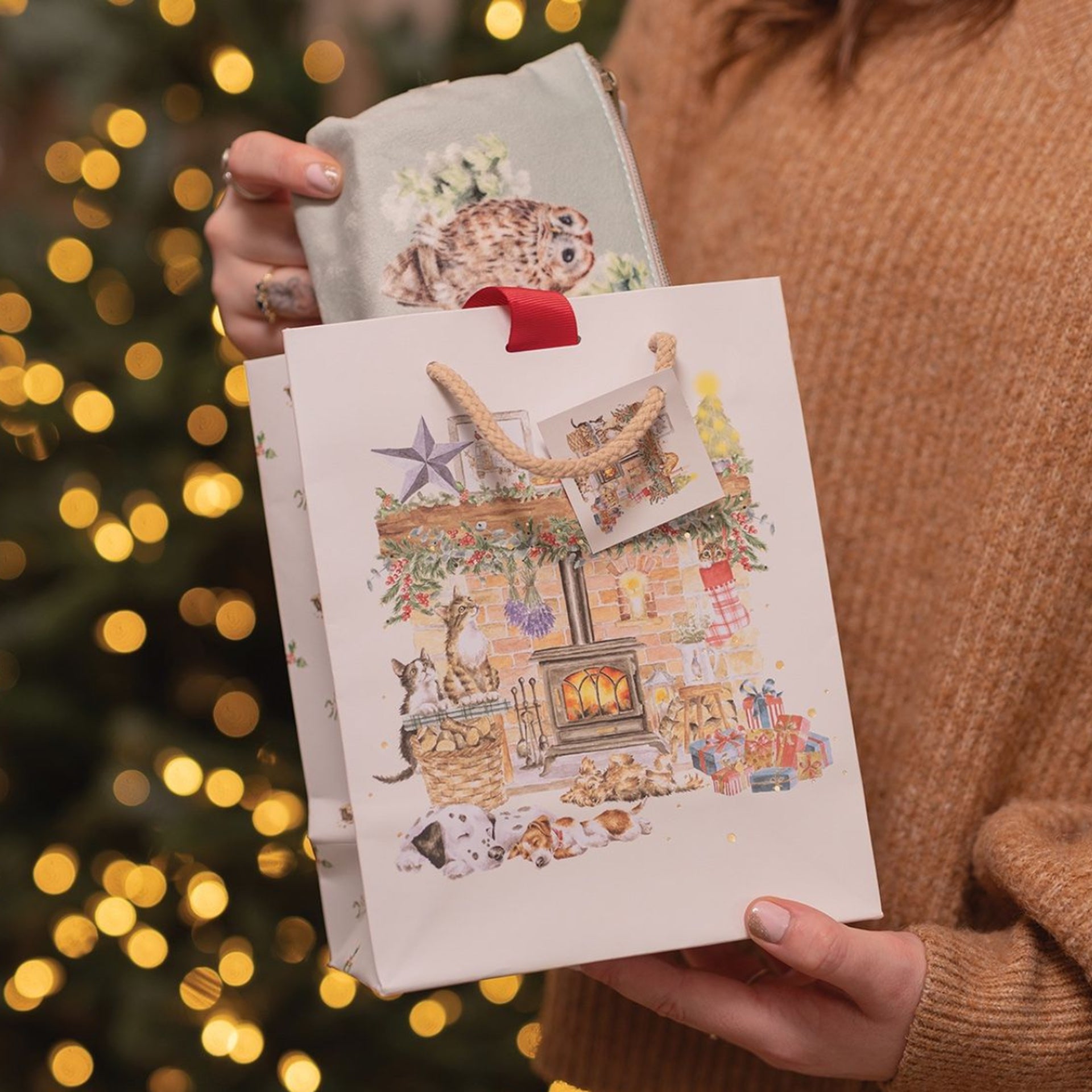 By The Fireside Medium Gift Bag