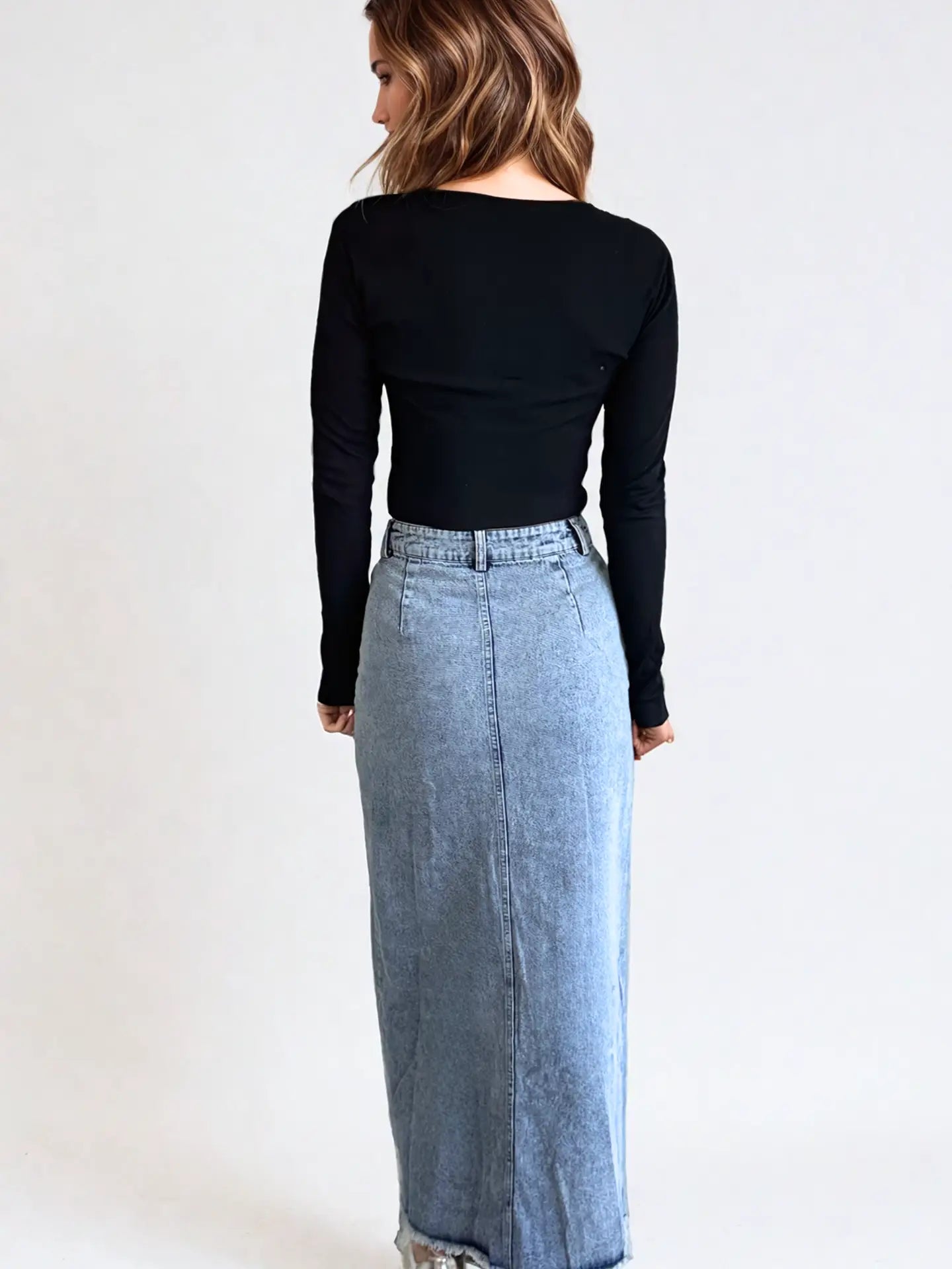 Mattie Long Sleeve Tee - Black