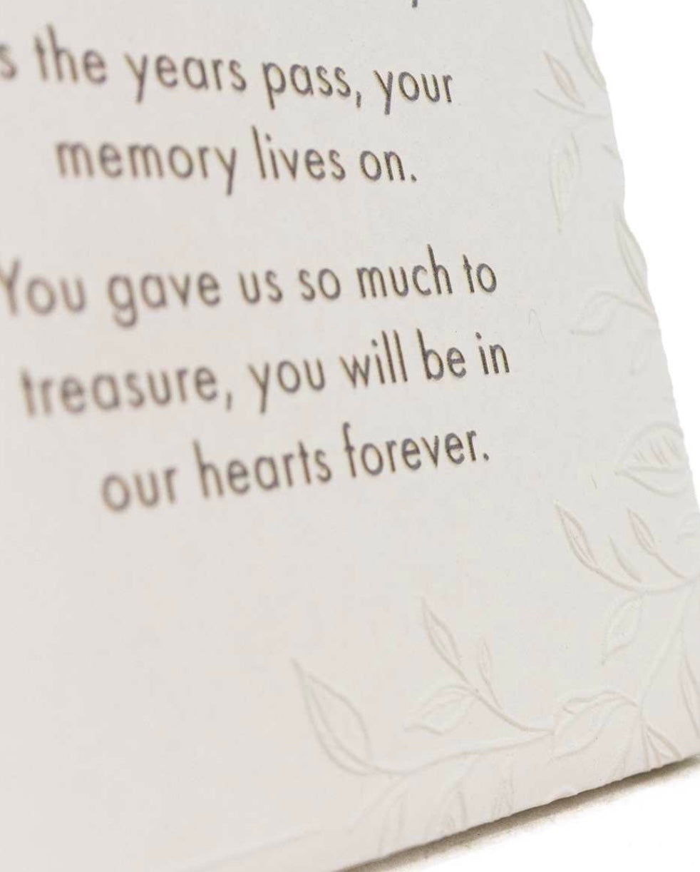 In Loving Memory - Precious Quote Sign