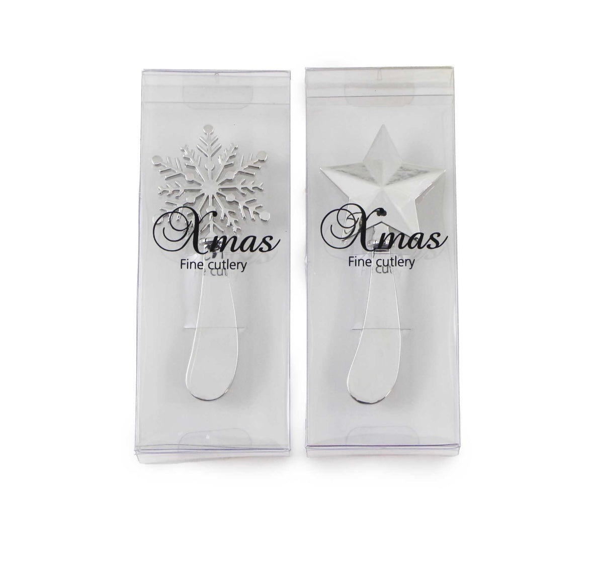 2pc. Star & Snowflake Spreading Knife