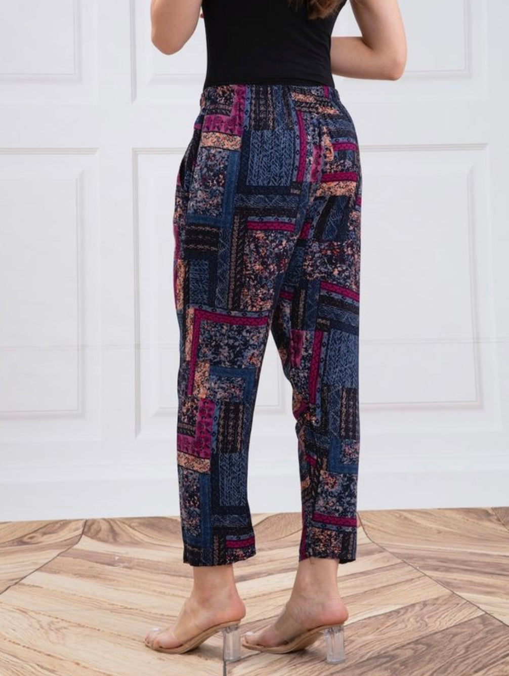 Patches Print Pants One-Size