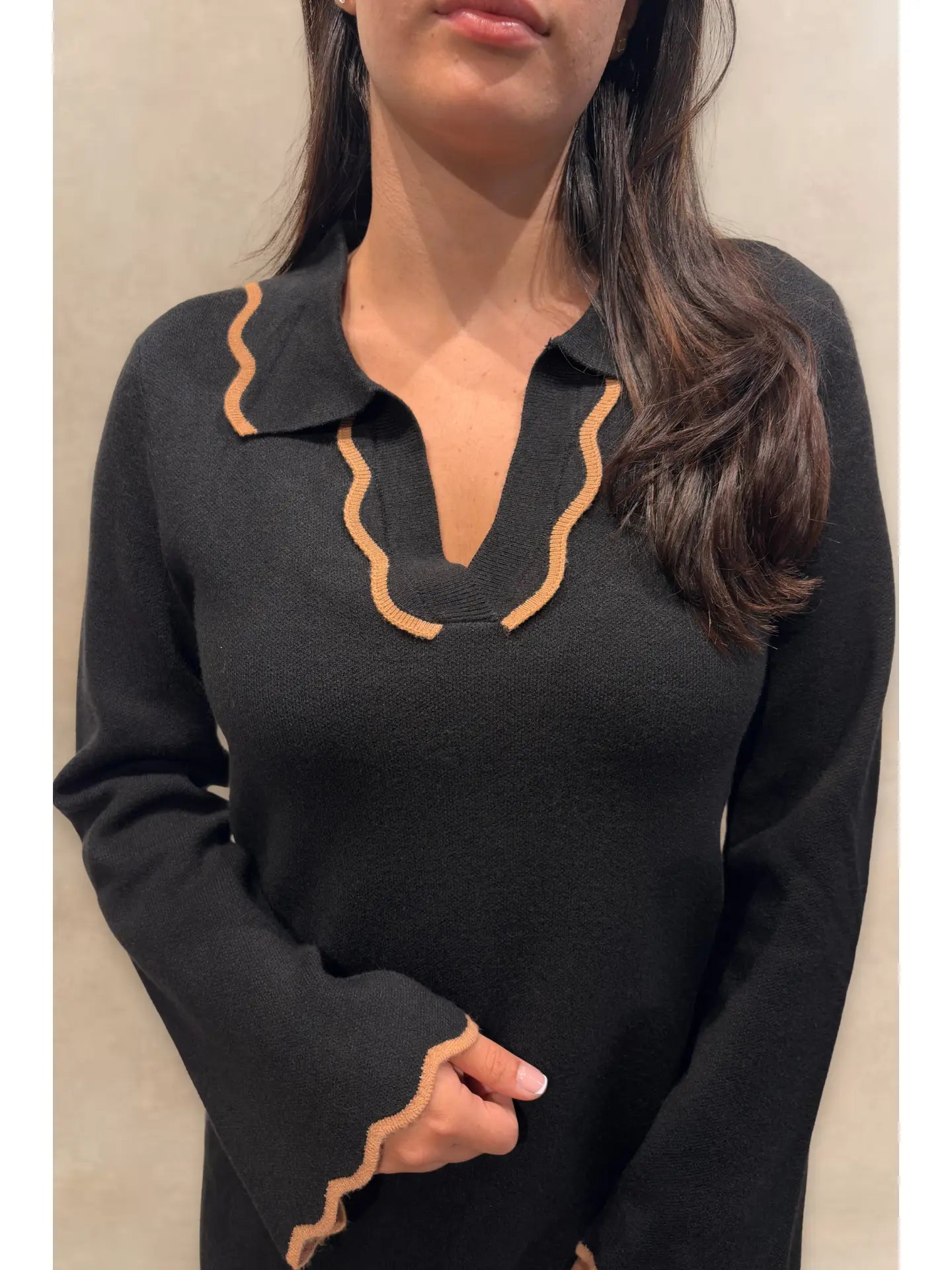 Alice Black Knit Dress