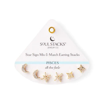 Star Sign Earrings Stacks