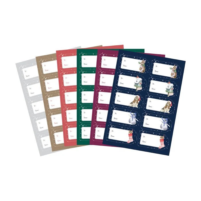 Christmas Present “To & From” Stickers