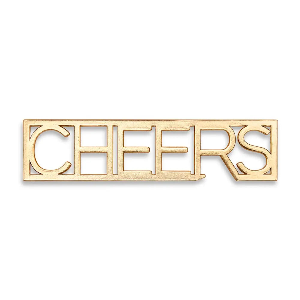 Gold CHEERS Bottle Opener