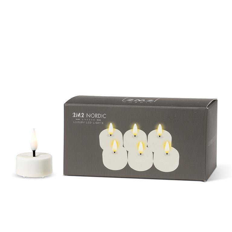 Set of 6 Tealights - Luxlite