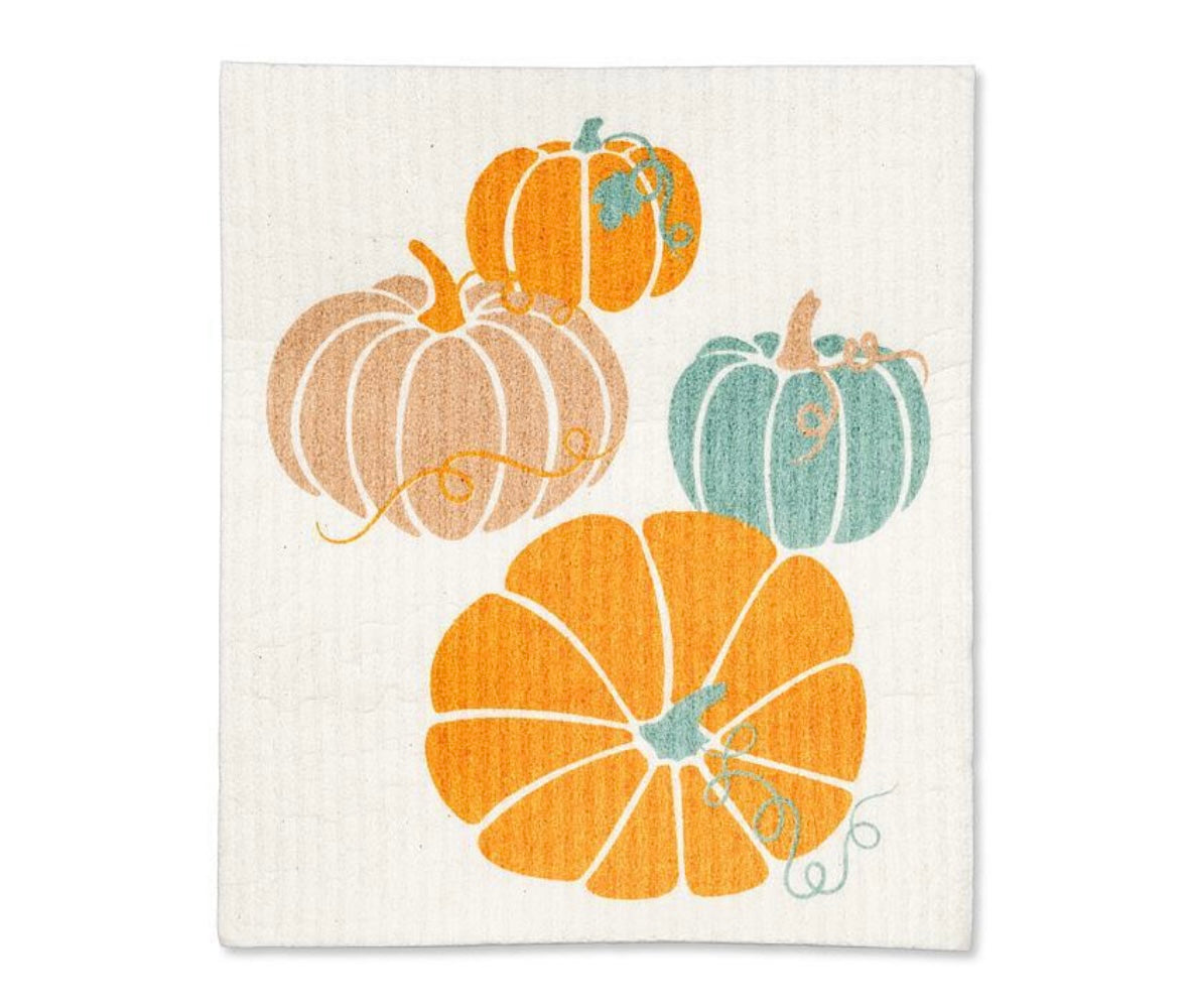 Pastel Pumpkins Set of 2 Dish Cloths