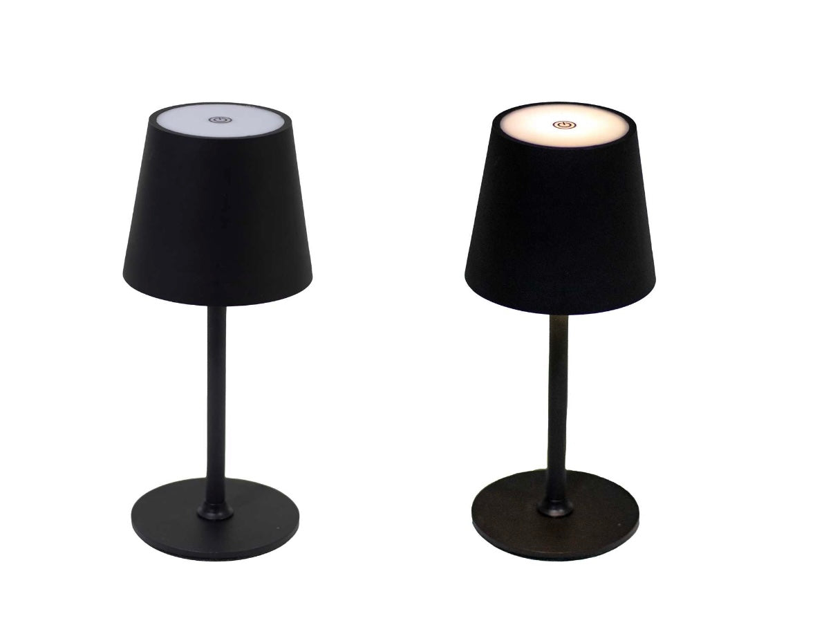 Black USB Charging Table Lamp