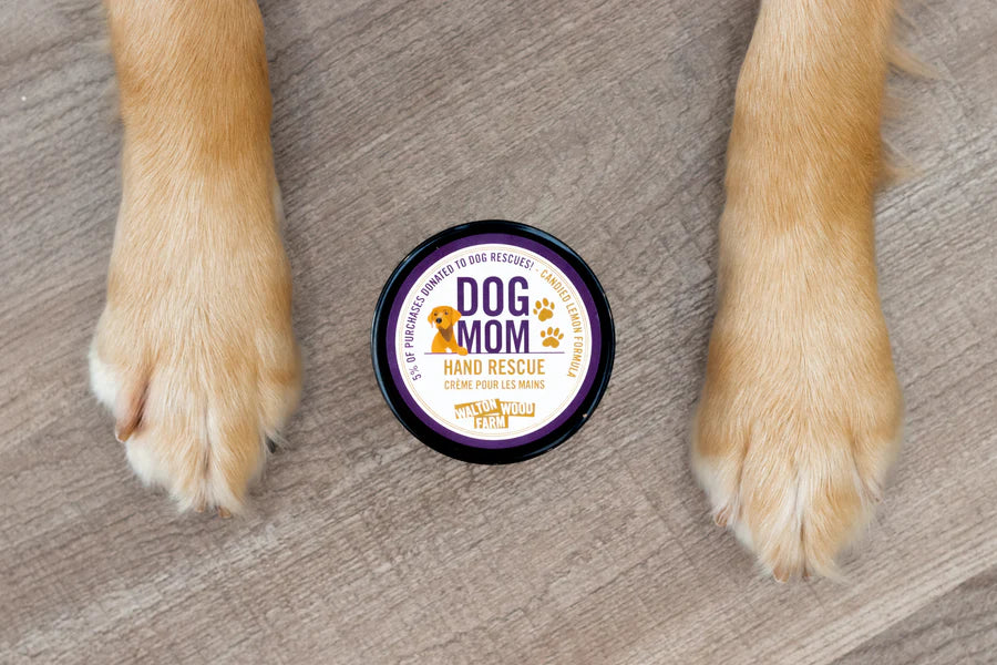 Dog Mom Hand Rescue