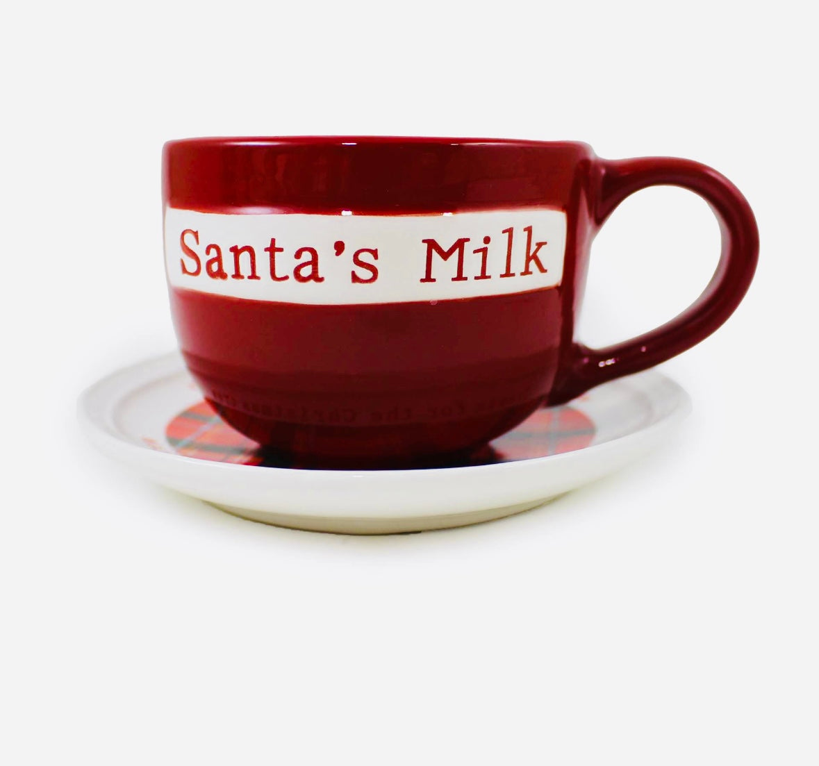 Santa’s Milk Mug & Plate Set