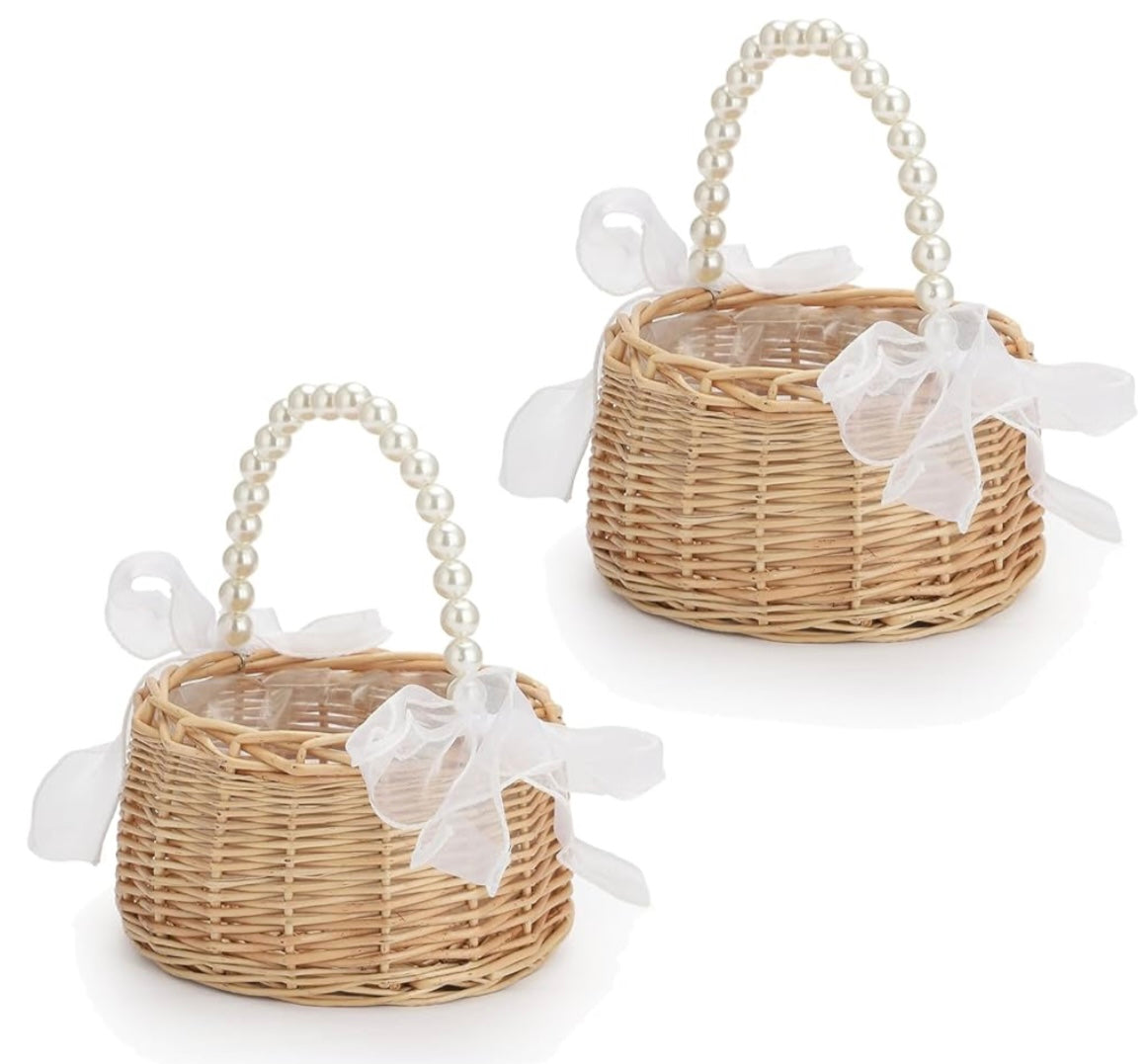 Pearl Handle Basket