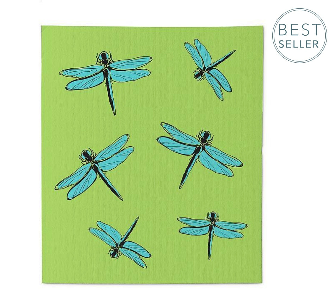 Dragonflies Dishcloths Set/2