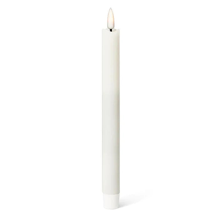 (Set/2) Sand LED Taper Candle - 9.5” H