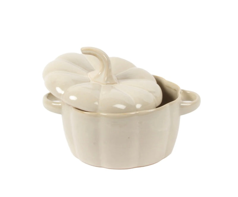 Pumpkin Covered Casserole Dish - Small
