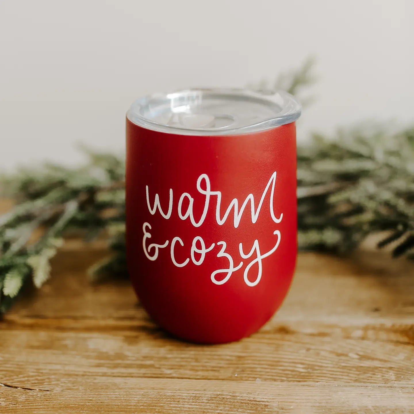 Cozy & Warm Metal Wine Tumbler