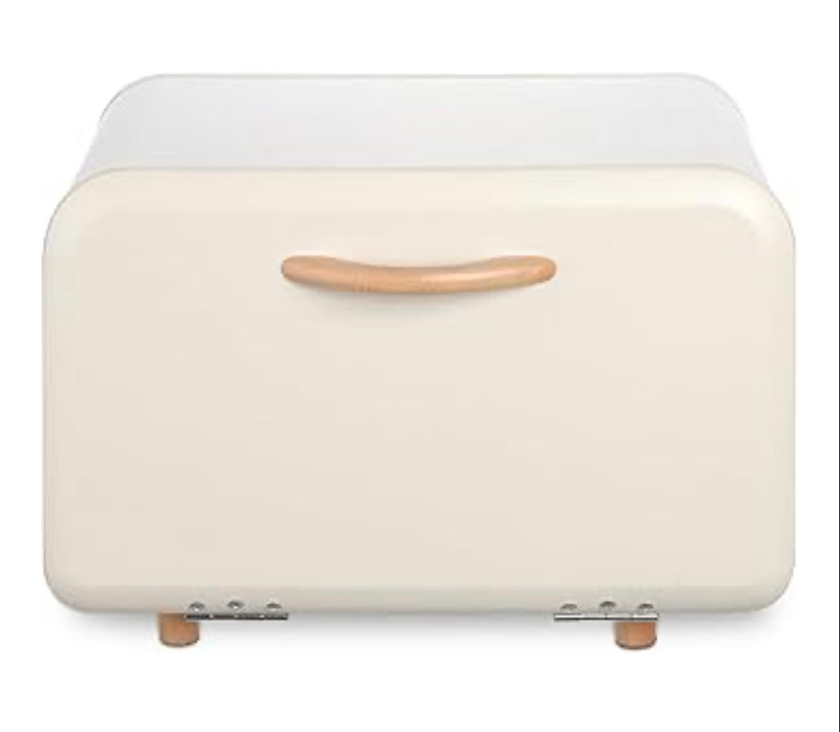 Cream Bread Box