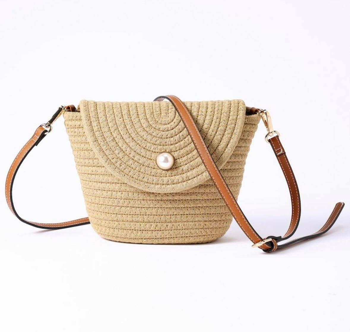 Straw Clutch Bag