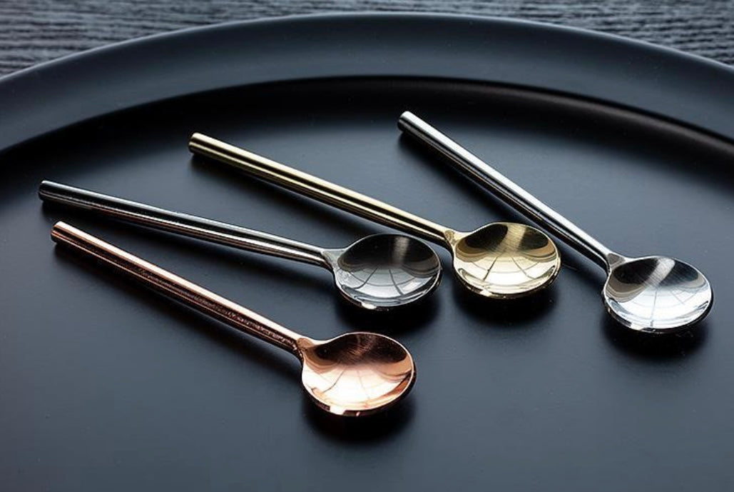 Modern Small Spoon - Gold