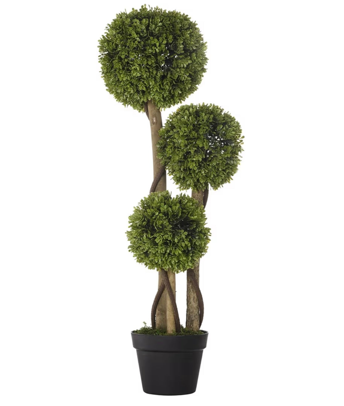 Faux 3 Foot Boxwood Tree - Pick Up Only