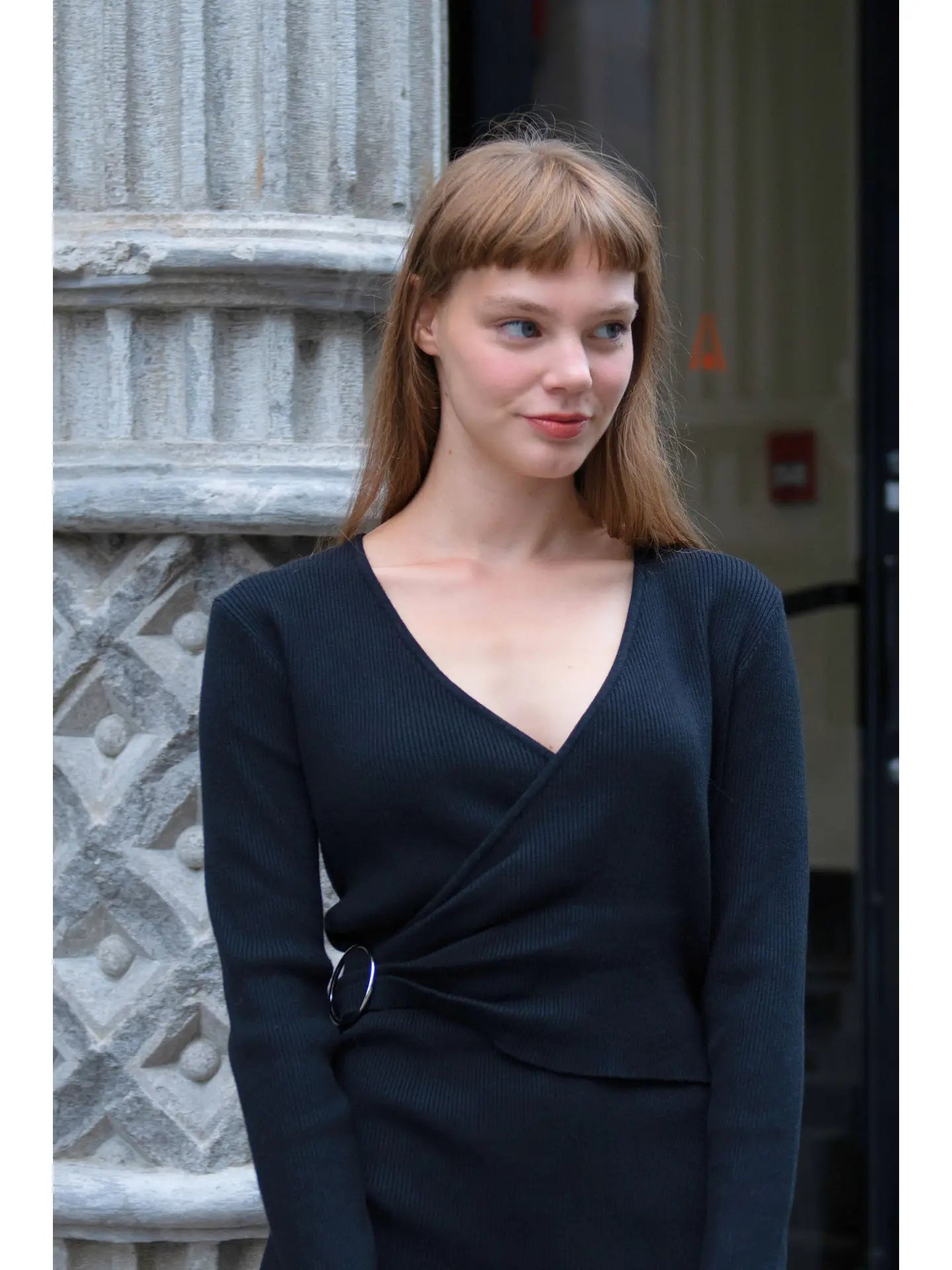 Giselle Long Sleeves Black Dress