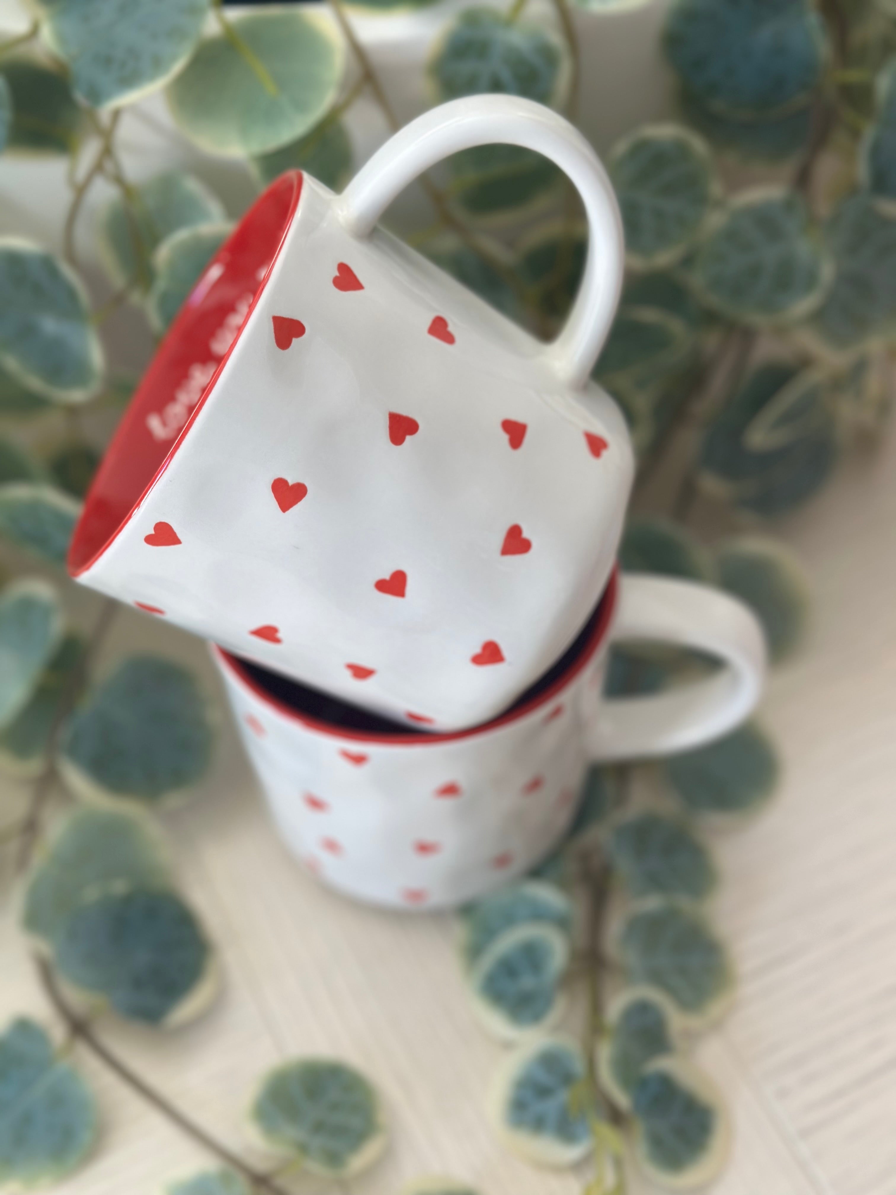 Red Hearts Mug - Love You More