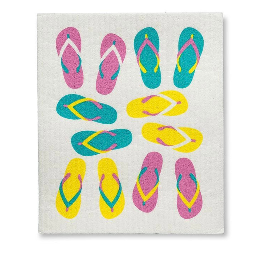 Flip Flops Dishcloths Set/2