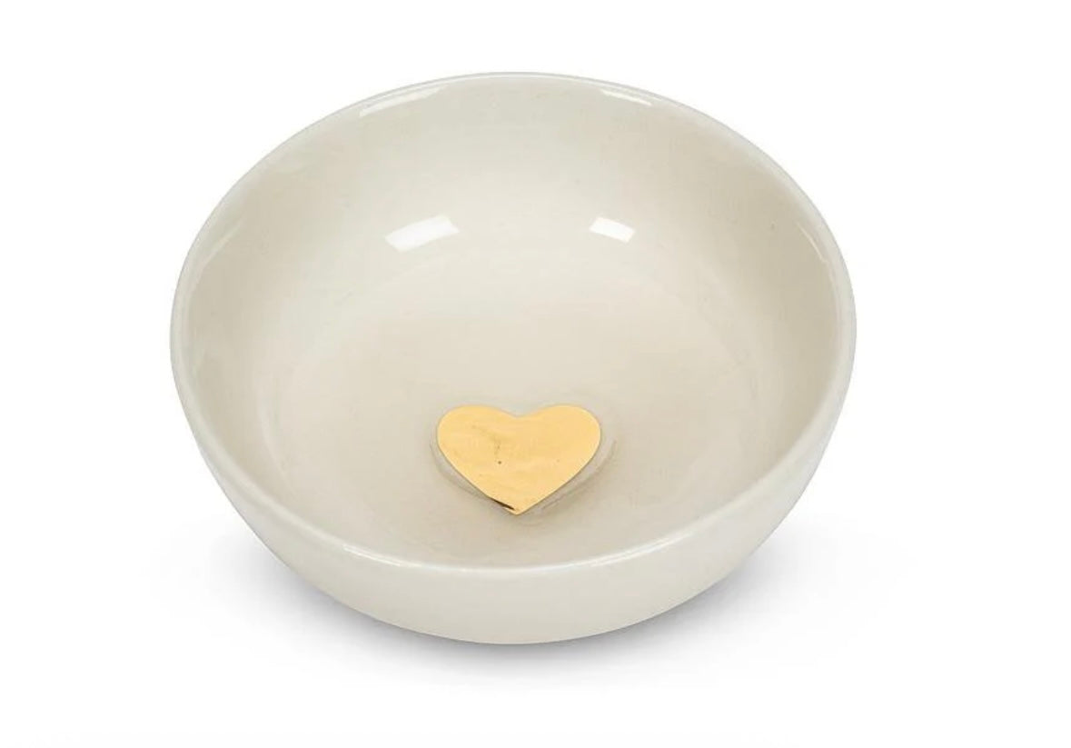 Mini Bowl with Gold Heart