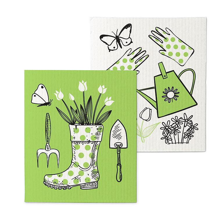 Garden Icons Dishcloths Set/2