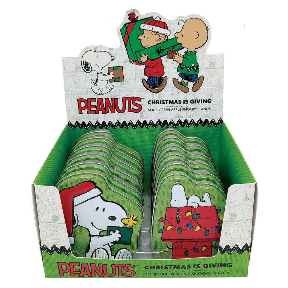 Peanuts - Christmas Is Giving Candy Tin