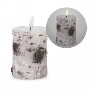 LED Birch Candle