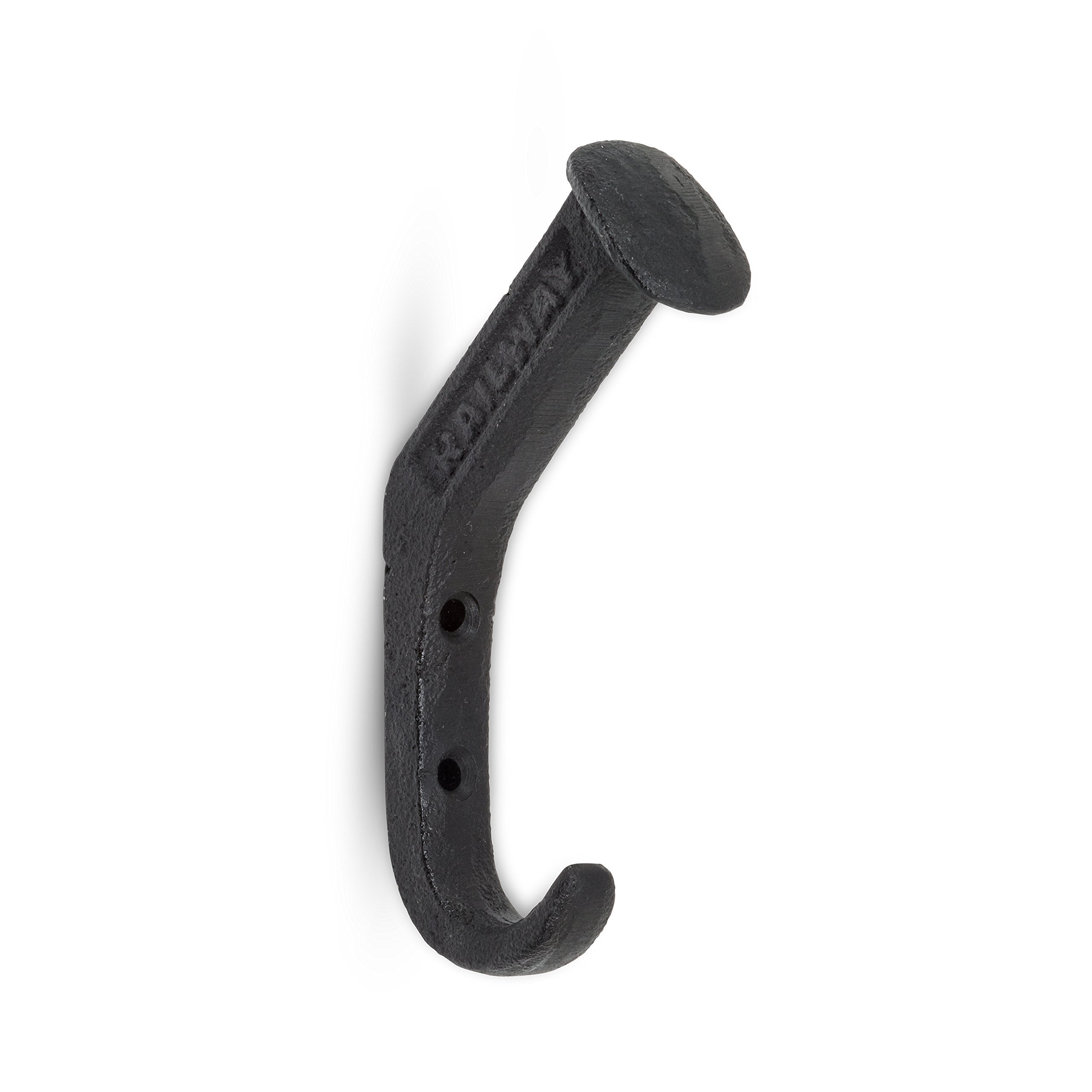 Railway Spike Hook (Black 5”)