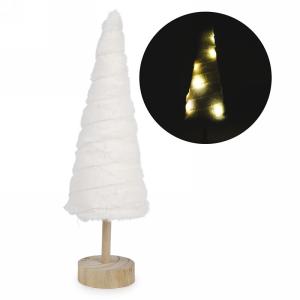 LED Faux Fur Light Up Tree