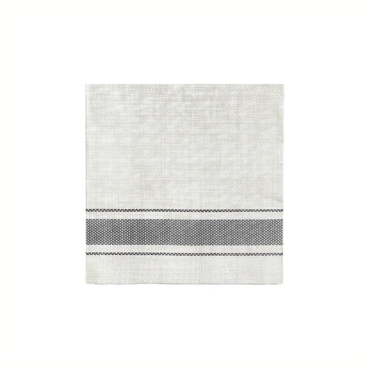 Bistro Grey Stripe Napkins