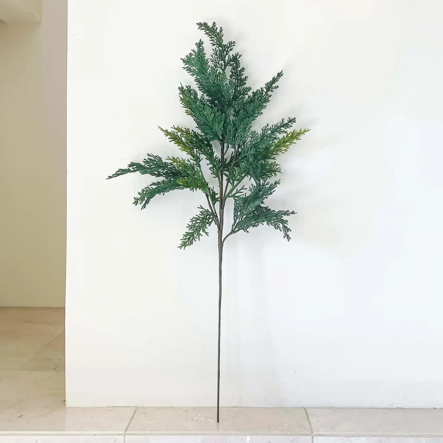 Cypress Real Touch Faux Christmas Stem 28"