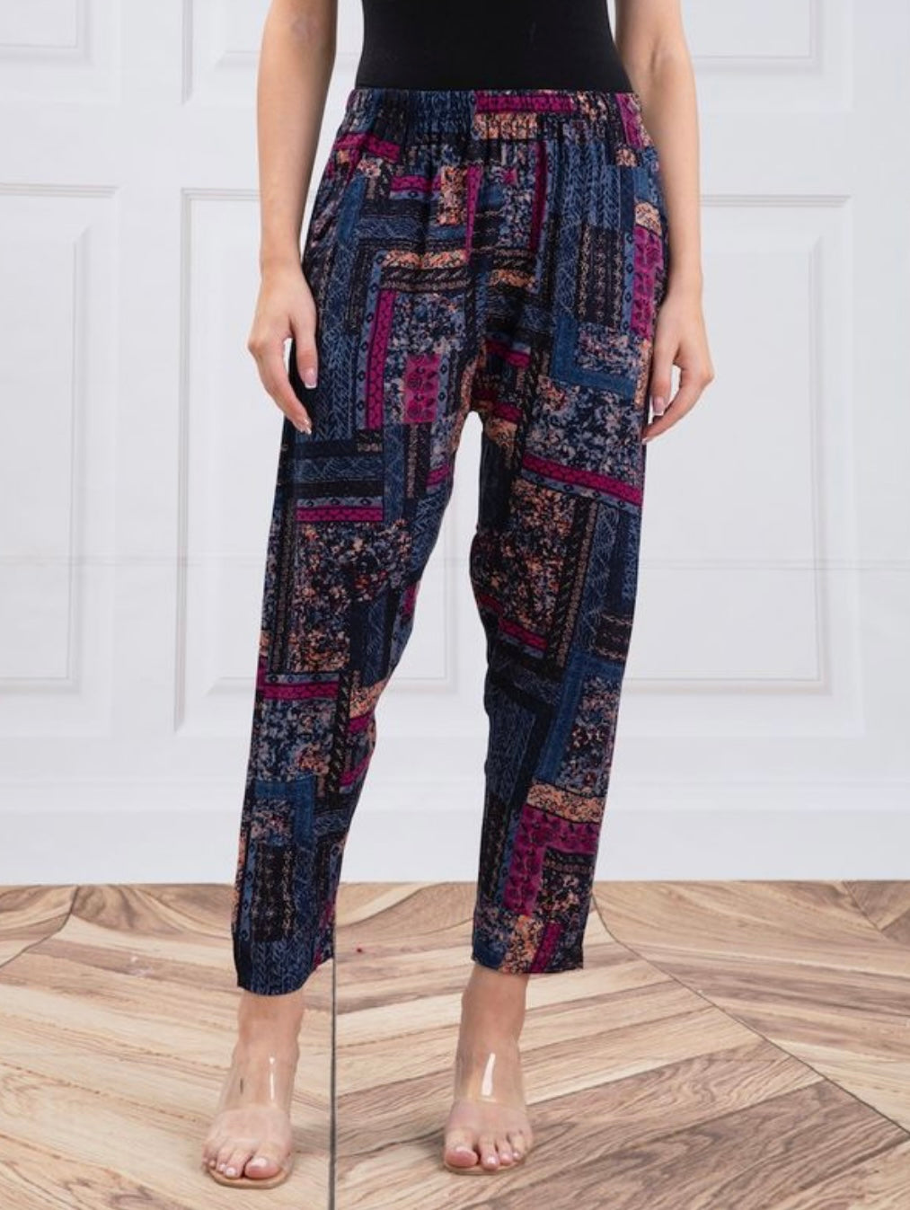 Patches Print Pants One-Size