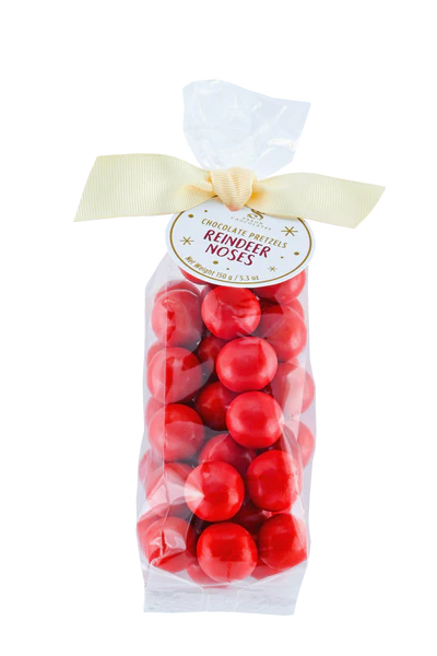 Reindeer Noses Pretzel Bag