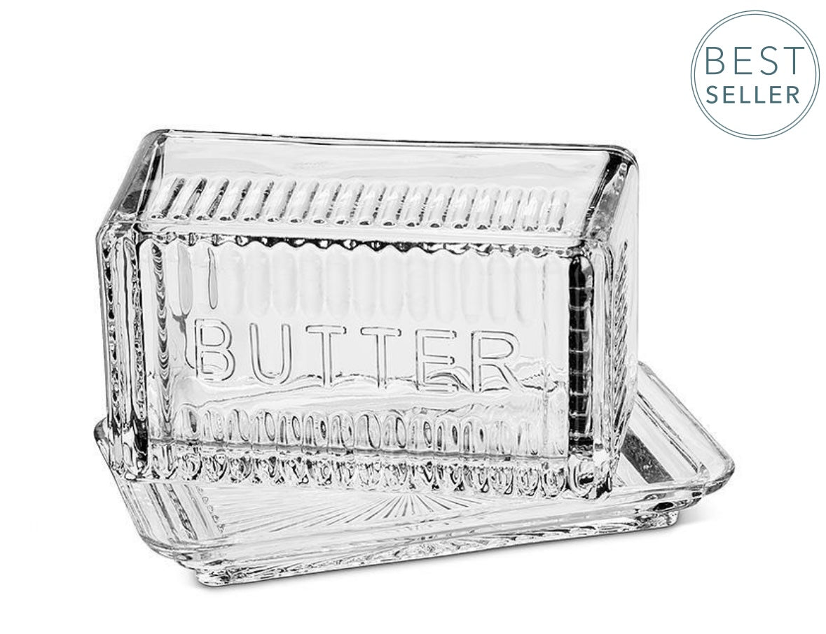 Large Covered Butter Dish