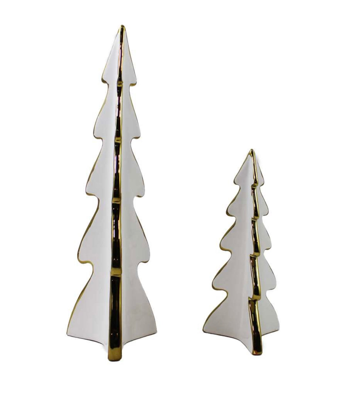White & Gold Christmas Trees