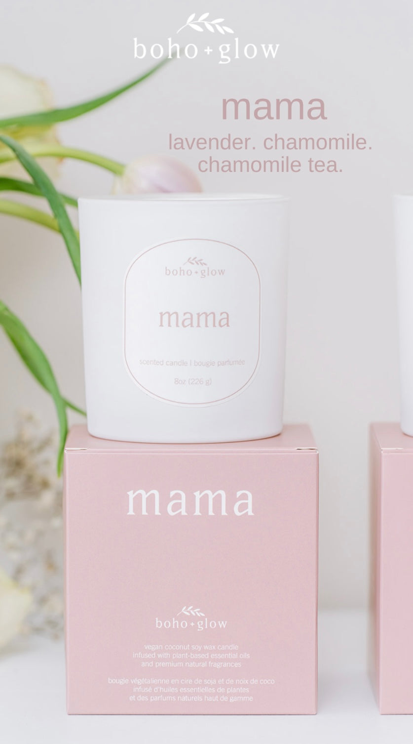 Boho & Glow- Mama Candle