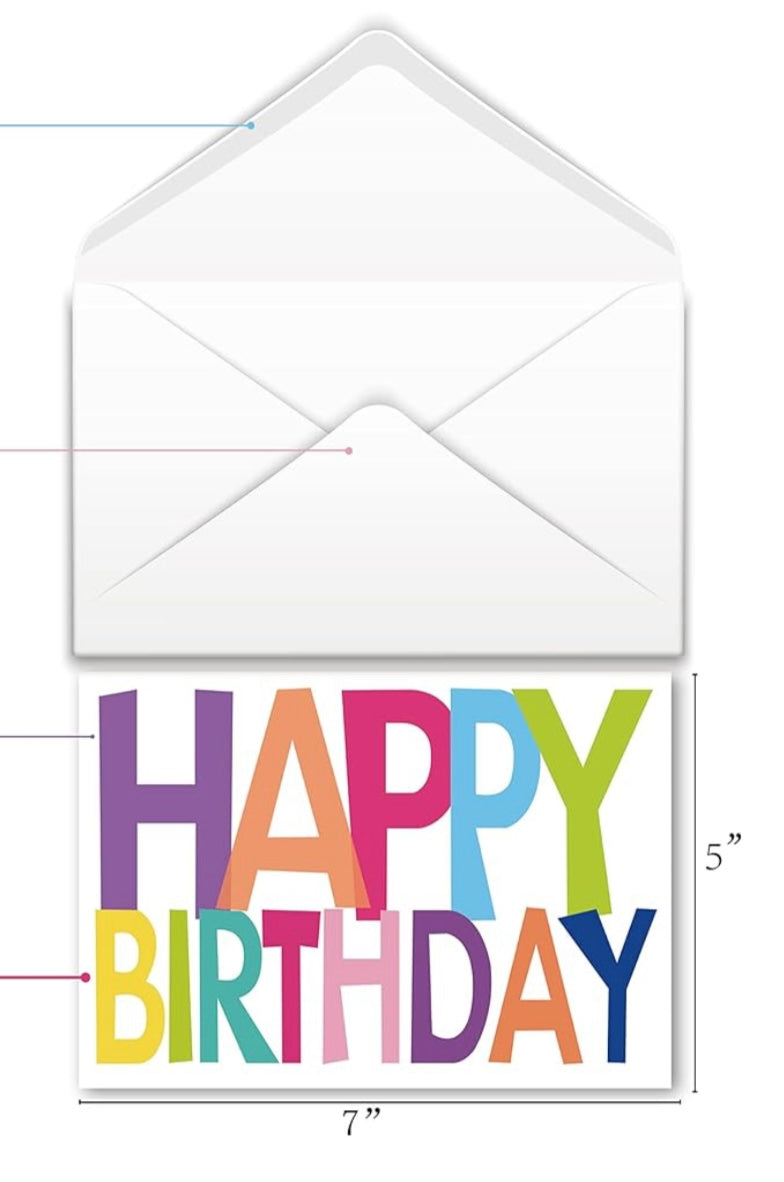 Happy Birthday Cards Assorted