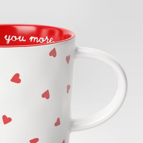 Red Hearts Mug - Love You More