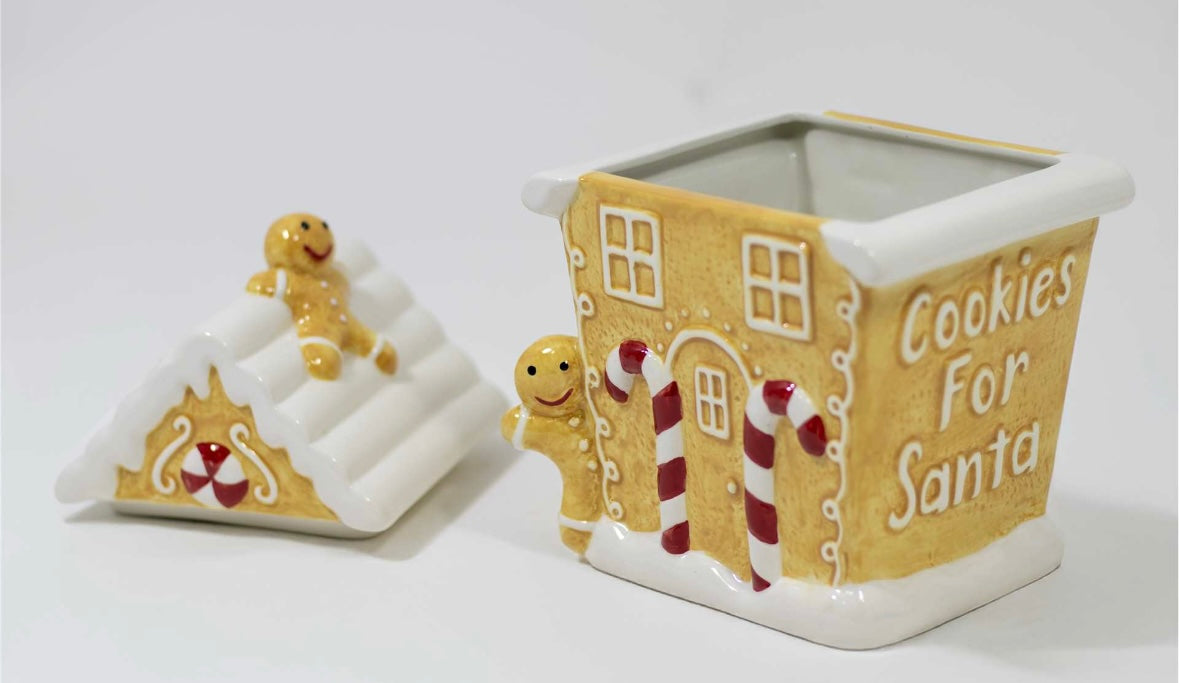 Ceramic Gingerbread Cookie Jar