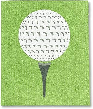 Golf Ball & Green Dishcloths Set/2