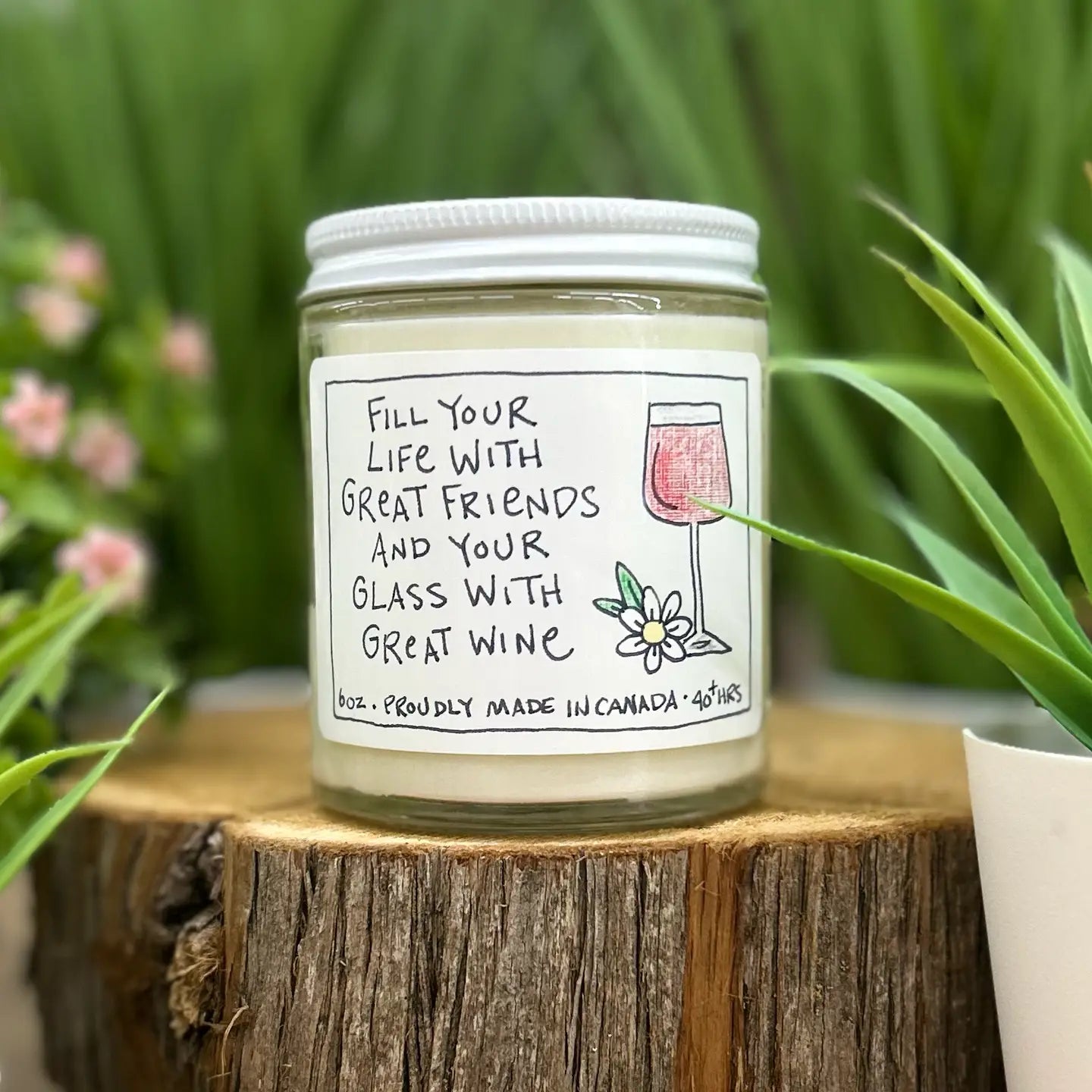Great Friends/Great Wine Candle